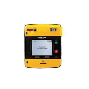LIFEPAK 1000 defibrillator – Graphical Display, case, battery, electrodes
