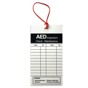 AED Inspection Tag